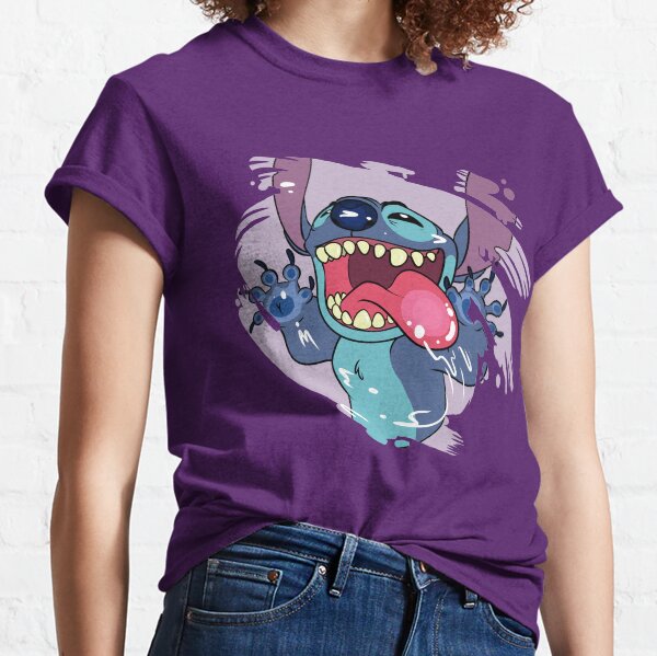 Stitch lick Camiseta clásica
