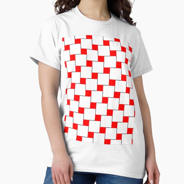Item preview, Pythagorean tiling - white and red designed and sold by Maths-4-Nerds.