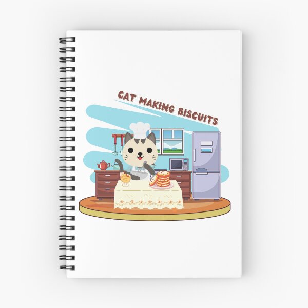 Item preview, Cat Making Biscuits designed and sold by CollectionOS.