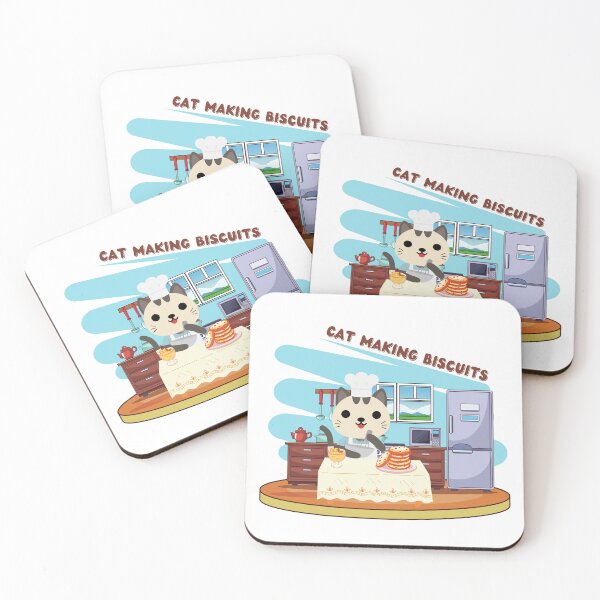 Item preview, Cat Making Biscuits designed and sold by CollectionOS.