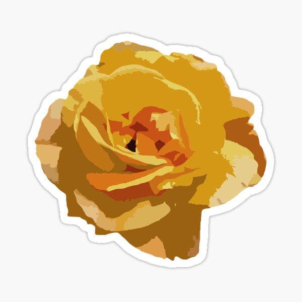 The Yellow Rose of Texas Sticker