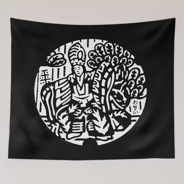 Item preview, Ceremony in Japan depicted on manhole - white designed and sold by mattraski.
