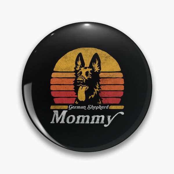 Artikelvorschau, Retro Vintage Deutsche Schäferhund-Mama entworfen und verkauft von More Cute Dogs.