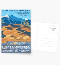 Great Sand Dunes National Park Travel Decal Postcards