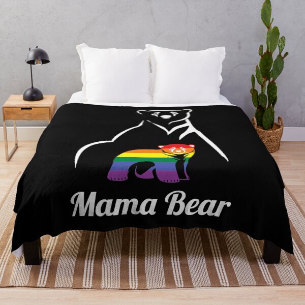 Item preview, LGBT Mama Bear Gay Pride Equal Rights Rainbow designed and sold by GardNewerd.