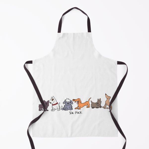 Item preview, Six Pack of Dogs Cartoon Dog designed and sold by MoPaws.