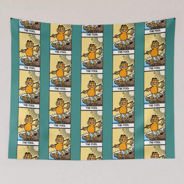 Item preview, the fool tarot card but it_s garfield    designed and sold by NiyaHolderDD.