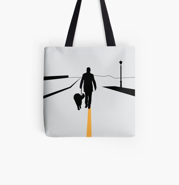 The Walk All Over Print Tote Bag
