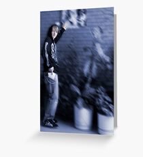 Action Figure Greeting Card