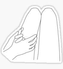 holding hands Sticker
