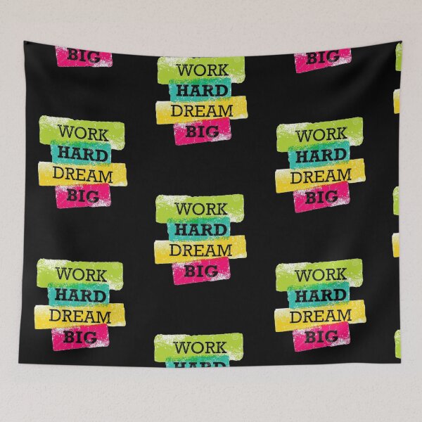 Item preview,  Dream big and work hard  designed and sold by Arteartz.
