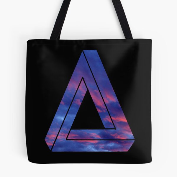 Item preview, Dark Red Blue Triangle Me Impressed designed and sold by createVisions.