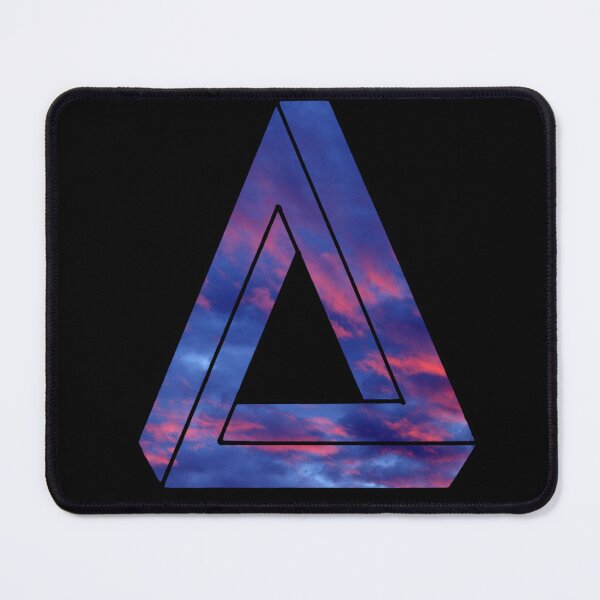 Item preview, Dark Red Blue Triangle Me Impressed designed and sold by createVisions.