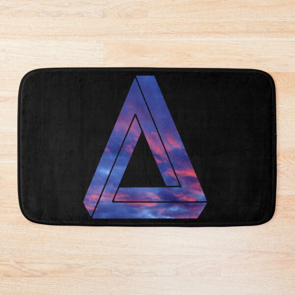 Item preview, Dark Red Blue Triangle Me Impressed designed and sold by createVisions.