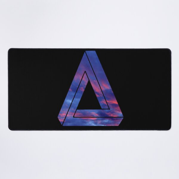 Item preview, Dark Red Blue Triangle Me Impressed designed and sold by createVisions.
