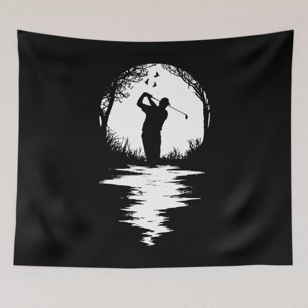 Artikelvorschau, Lustige Vater-Golf-Sonnenuntergang-Golfer-Silhouette-Golf-Grafik entworfen und verkauft von GrandeDuc.