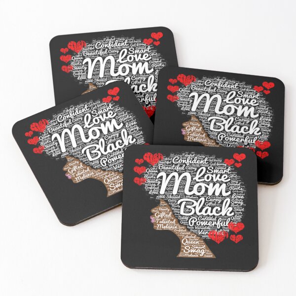 Item preview, African American Mom Words in Afro Gift designed and sold by CaroleDicki.