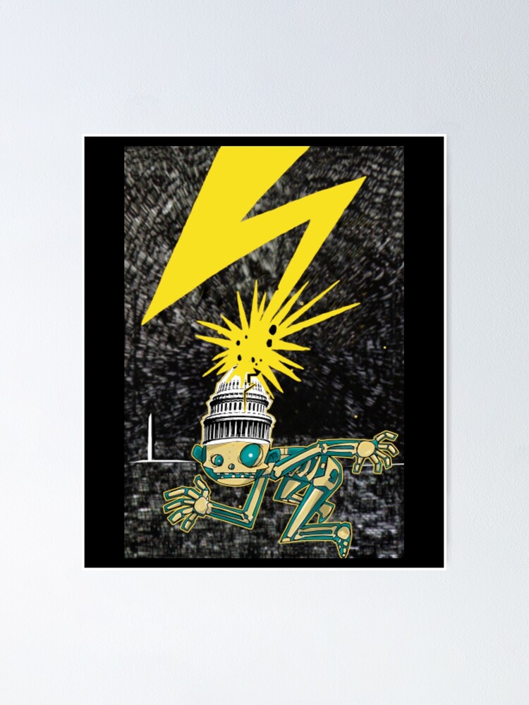Politics Bad Brains Distressed Vintage Capitol Logo Sticker : :  Automotive