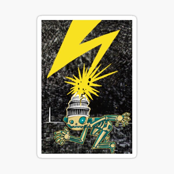 Politics Bad Brains Distressed Vintage Capitol Logo Sticker Graphic - Die  Cut Sticker, High Resolution Top Grade Vinyl