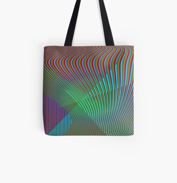 Play with stripes 6 All Over Print Tote Bag