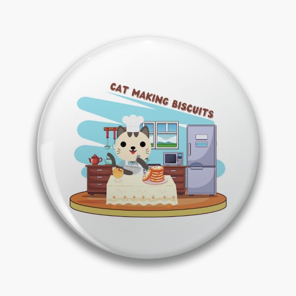 Item preview, Cat Making Biscuits designed and sold by CollectionOS.
