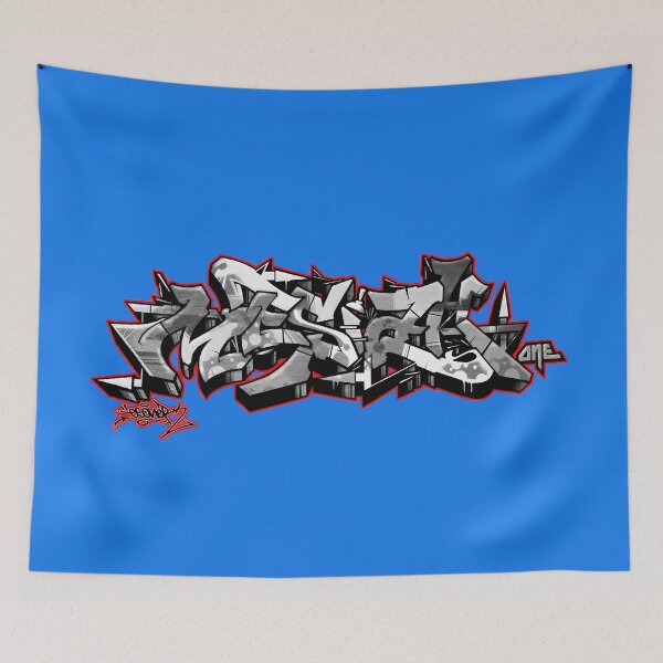 Item preview, BLACK AND WHITE MESIAH GRAFFITI BY ESONER designed and sold by GraffitiBomberZ.