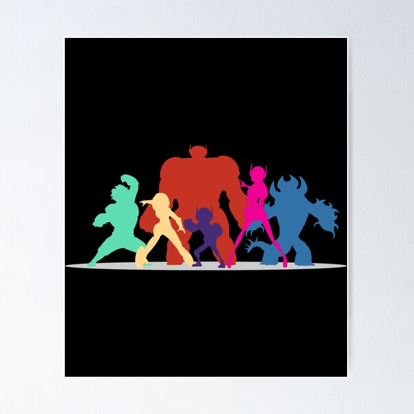 Item preview, Big Hero 6 Silhouettes    designed and sold by SmoozeDesign.