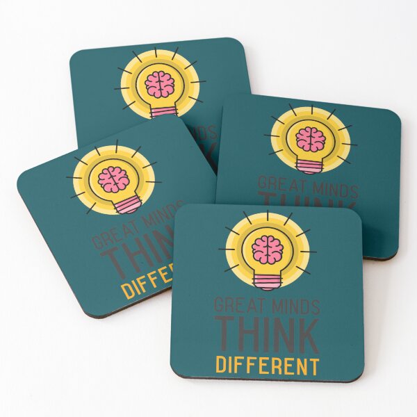 Item preview, Great Minds Think Different Sticker Design   designed and sold by Skyfallfashionf.