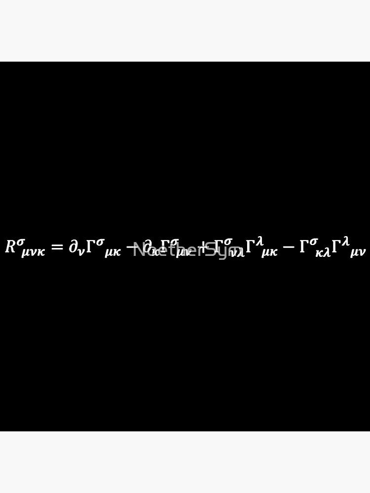 "Riemann tensor of differential geometry and general relativity" Poster