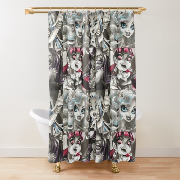 REEL DRAMA Bathroom Shower Curtains Monster High Draculaura