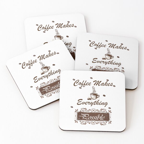 Item preview, Coffee Makes Everything Possible designed and sold by Glorious-Goods.