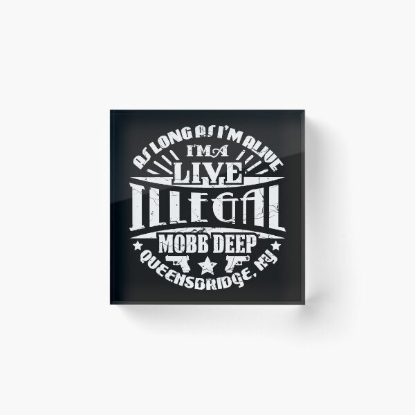 Item preview, Live Illegal - White designed and sold by Sean Irvin.