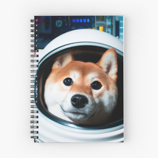 Item preview, High quality photo of a shiba inu astronaut designed and sold by Designby2.