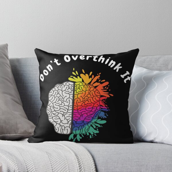 Item preview, Don’t overthink it |  anxious tshirt | self deprecating Tshirt | sarcastic Tshirt | humour tshirt |  humor tshirt | mental tshirt | Gogot-Shirts designed and sold by Henk GoGo T-Shirts ⭐️⭐️⭐️⭐️⭐️.