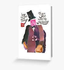 Stamp People Series (Abraham Lincoln) Greeting Card