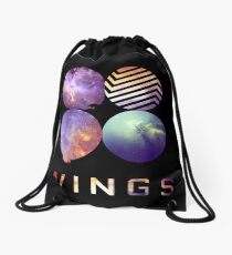 BTS nebula Drawstring Bag