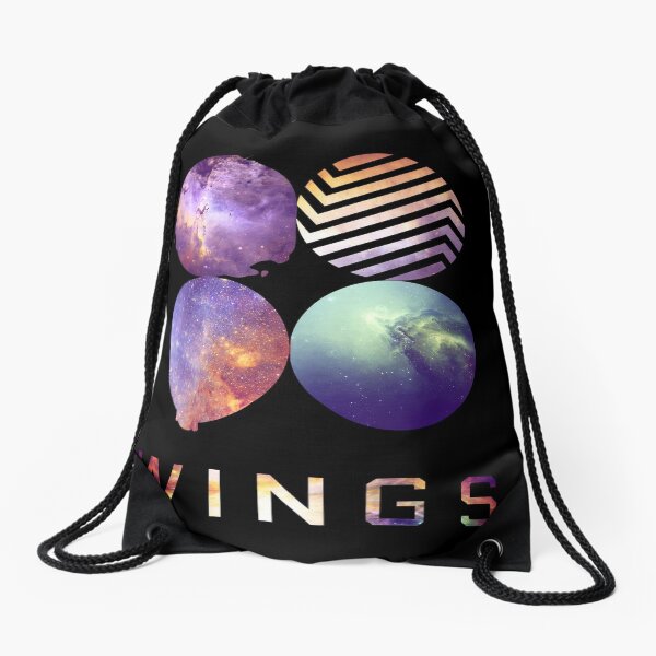 BTS nebula Drawstring Bag
