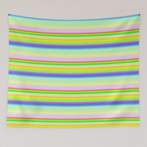 Item preview, Neon multicolor striped | bright colors stripes designed and sold by lausn.