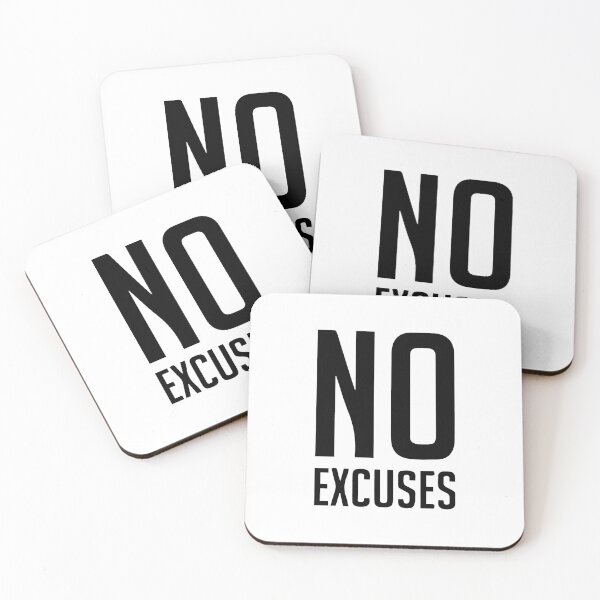 Item preview, no excuses designed and sold by Mounir Ameur Ali.