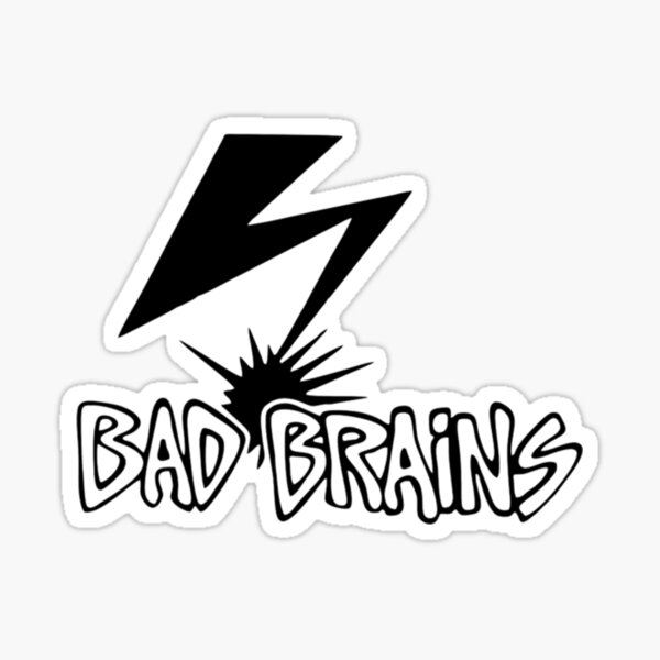 Bad brains logo Sticker for Sale by julietteclayton