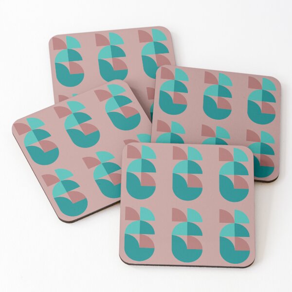 Item preview, Teal and pink boho minimalistic art designed and sold by PrintsyGal.