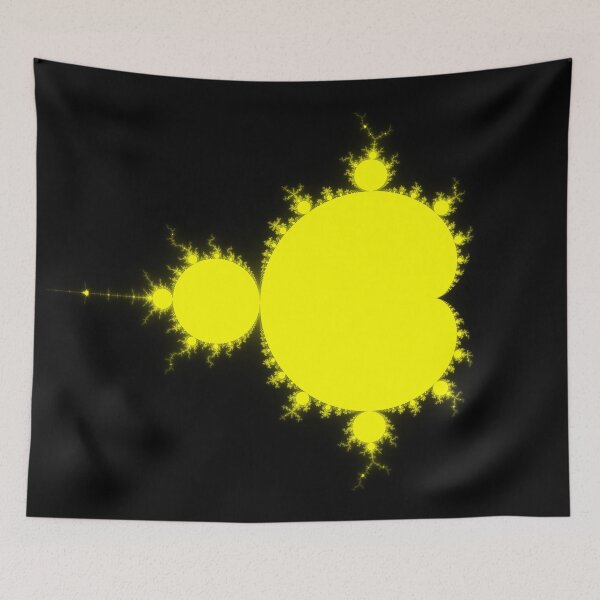 Item preview, Yellow & Black Mandelbrot designed and sold by Rupert Russell.