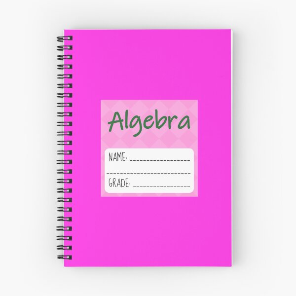 Item preview, Algebra notebook labels for school - pink  designed and sold by AIfun135.