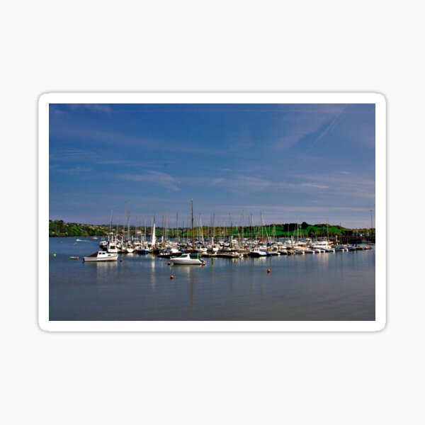 Yachts in Kinsale Harbour Sticker