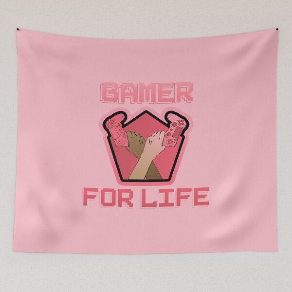 Item preview, Gamer For Life Pink designed and sold by everything4eva.