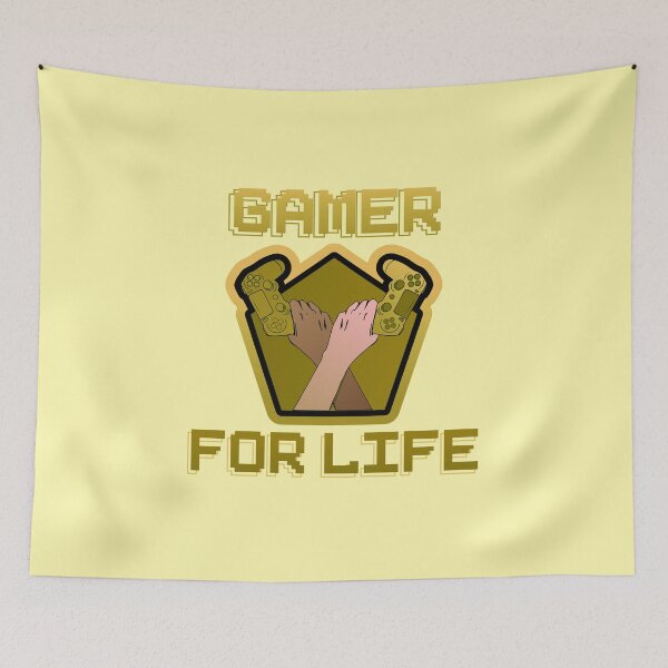 Item preview, Gamer For Life Yellow designed and sold by everything4eva.