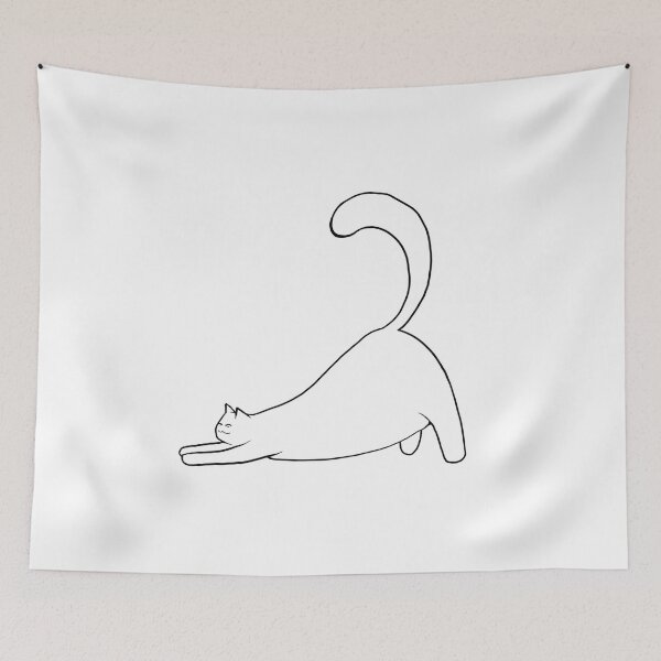 Item preview, Stretching Cat designed and sold by RainSugarSalt.