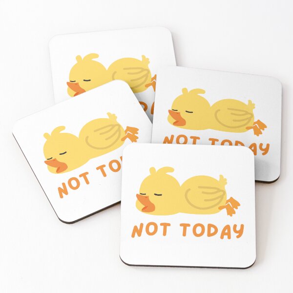 Item preview, Not Today Cute Sarcastic Duck designed and sold by FarmTheLife.