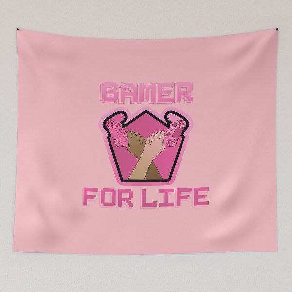 Item preview, Gamer For Life Pink designed and sold by everything4eva.