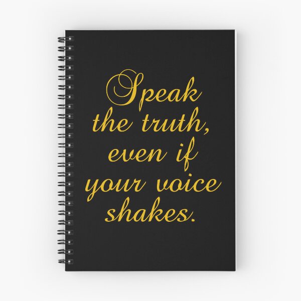 Item preview, Speak The Truth Even If Your Voice Shakes designed and sold by PhiloJourney.